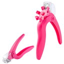 Clești de unghii de precizie în formă de U 152 x 88 mm Foarfecă pentru marginea unghiilor pentru manichiură și pedichiură Ideal pentru unghii acrilice și false 4