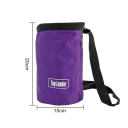 Climbing Chalk Bag 20 x 15 cm with Drawstring, Adjustable Strap 58–105 cm and Side Pocket for Accessories 6