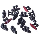 Clip de fixation pour câble 10 pièces 2