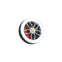Clip de ventilation de voiture design pneu désodorisant environ 5,5 × 5,3 cm accessoire décoratif intérieur de voiture 5