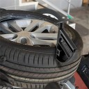 Clip di supporto per cambio pneumatici Strumento per rimozione pneumatico Drop center clamp Morsa di smontaggio per cerchioni Accessori per officine auto 3