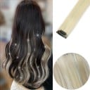 Clip-in haarlok synthetisch Verlenging en verdikking van het kapsel 55 cm Bevestiging met een speld zonder lijm Accessoire voor feesten 13