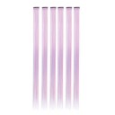 Clip-in haarverlenging synthetische Rechte haren 55 cm Feest highlights voor het accentueren van kapsels Warmtebehandeling bij lagere temperaturen Set van 6 stuks 7
