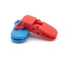 Clip in plastica per ciuccio - 5 pz 6