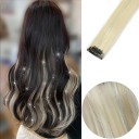 Clip-in pramen vlasů syntetický Prodloužení i zahuštění účesu 55 cm Připnutí na sponu bez lepidla Doplněk na párty a focení 13