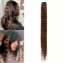 Clip in pramínek vlasů se vzorem 45 cm syntetické vlasy 6 g pro barevné oživení účesu a rychlou úpravu vzhledu 6
