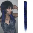 Clip in pramínek vlasů se vzorem 45 cm syntetické vlasy 6 g pro barevné oživení účesu a rychlou úpravu vzhledu 8