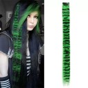 Clip in pramínek vlasů se vzorem 45 cm syntetické vlasy 6 g pro barevné oživení účesu a rychlou úpravu vzhledu 2