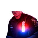 Clip LED Torch JD-007 USB-C Rechargeable with 360° Rotating Clip and Red Blue Flashing Modes for Safety 5