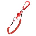 Clip magnétique de pêche avec mousqueton et ressort de sécurité max. 150 cm Support magnétique puissant pour matériel de pêche Clip de serrage rapide pour pinces, épuisettes et accessoires 2
