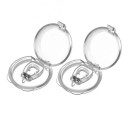 Clip nasal anti-ronflement Clip transparent en silicone pour limiter les ronflements Correcteur nasal contre les ronflements Aide soulageant les ronflements 2 pièces 1