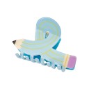 Clip para el cabello Lápiz Tamaño universal Clip de plástico resistente Horquilla para mujeres en forma de lápiz para moño y sujeción rápida 1