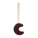 Clip per ciuccio per neonati Luna con laccio in tessuto 26 x 9 cm Cotone Portaciucchi per bambini Per passeggino e lettino 2