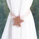 Clip per tende decorativo a stella 26x3x3 cm plastica nastro per raccogliere tende e tendaggi nella stanza dei bambini 2