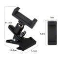 Clip universal para guitarra con soporte para teléfono Soporte ajustable para grabación de videos y lecciones Tocar, cantar, livestream Accesorios 4