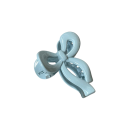 Clips de cabelo acrílico 3 cm em forma de laço Cores pastel brilhantes Mini grampo Acessório de cabelo feminino moderno 3