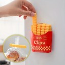 Clips para bolsas 12uds 11,5 x 8,5 cm Cierres magnéticos para alimentos Soporte para nevera Organizador para cerrar paquetes 4