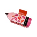 Clips para Cabelo Pastel Universal Tamanho Plástico com Forma de Lápis Clip Fixo para Coque e Rápida Prenda de Cabelo 3