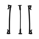 Clips pour plantes 2000 pcs Clips en plastique pour fixer les tiges au fil ou au support Crochet à chaque extrémité Pour légumes et vignes Environ 9 x 3