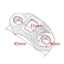 CNC Aluminium Clamp Cover for Brake and Clutch Pump on 22 mm Motorcycle Handlebars Colour Options for Honda Yamaha Suzuki KTM ATV 2
