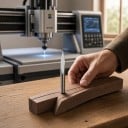 CNC-graveringsspidser 20° x 0,2 mm 10 stk Slanke karbid V-fræsere Skaft 3,175 mm Længde 33 mm Sølv Til detaljerede graveringer 3