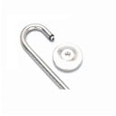 CO2 diffúzor növényes akváriumhoz Fém kivitel alumínium ötvözetből Kör alakú fej Bemeneti átmérő 5 mm Méretek 7 x 4,5 cm 2