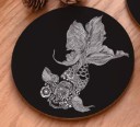 Coaster with Animal Drawing Motif 2