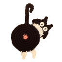 Coaster with Cat Design in Playful Style Heat-Resistant Fabric Coaster Suitable for High Temperatures Reusable for Table 6