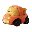 Coche de construcción de animales para niños Movimiento de retroceso Sin pilas 4 variantes: oso, cerdo, cachorro, tigre 7