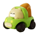 Coche de construcción de animales para niños Movimiento de retroceso Sin pilas 4 variantes: oso, cerdo, cachorro, tigre 9