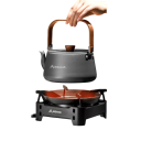 Cocina de gas para camping 3600 W 16 x 16 x 8,5 cm Cocina de butano con manguera de 1 m Cocina portátil de hierro para camping al aire libre 4