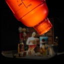 Cocktail Shaker for Mixing Cocktails and Other Drinks with Measuring Scale Transparent Plastic Container Matte Lid with Smaller Lid 6