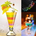Cocktailrørere med dekoration 5 stk. 3