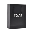 Coffret cadeau de thermos avec tasses 500 ml Thermos en acier inoxydable 23,9 × 6,6 cm avec 3 tasses 6,6 × 5,9 cm Isolation thermique 6–12 10
