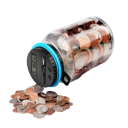 Cofr electrónico com contador de euros 20,2 x 11,3 x 7,5 cm Cofr poupança para crianças 2