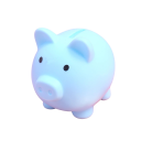 Cofr infantil em forma de porquinho 9 x 9 cm Cofr poupança para crianças Cofr infantil 6
