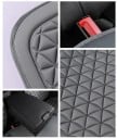 Cojín de asiento de coche 3D Protector de asiento de coche Asiento cómodo y transpirable Fácil de limpiar Lavable Ajuste universal Diseño 5