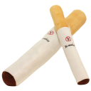 Cojín decorativo cilíndrico con motivo de cigarrillo 30 cm cojín de felpa para dormir, abrazar y decorar en el sofá y la cama 2