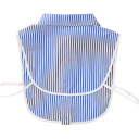 Col faux pour femmes rayé Col amovible Col décoratif élégant pour pull blouse robe Accessoire de mode 3