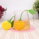 Colador de té de silicona con limón 1