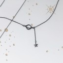 Colar choker feminino com planeta 3