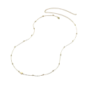 Colar de Barriga de Praia para Mulheres 70 + 25 cm Cor Dourada Joia Corporal Elegante para a Cintura Biquíni Festival Moda Diária 2