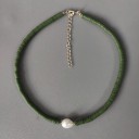 Colar de contas para senhora com pérola G822 16