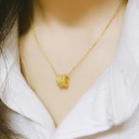 Colar dourado para senhora 4