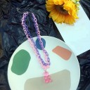 Colar duplo feminino com urso 11