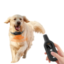 Colar eléctrico de treino para cães com controlo remoto IPX7 à prova de água vibratório anti-ladrido colar de choque para treino de cães 3