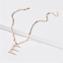 Colar feminino com a letra A2664 7