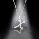 Colar feminino com a letra D130 26