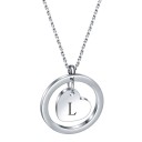 Colar feminino com a letra D175 14