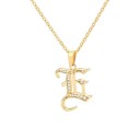 Colar feminino com a letra D209 10